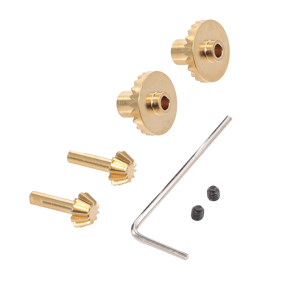 RC Truck Copper Driving Gear set for WPL C14 C24 B14 B24 B16 B36 JJRC Q60 Q61 Q62 Q63 Q64 Q65 RC Military Trucks RC Car
