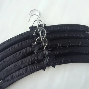 

20pcs/Lot Sponge Hanger Beautiful Satin Hanger Men Clothes Hangers Trousers Clips Anti-Slip Hanger for Home Hotel Use 42cm
