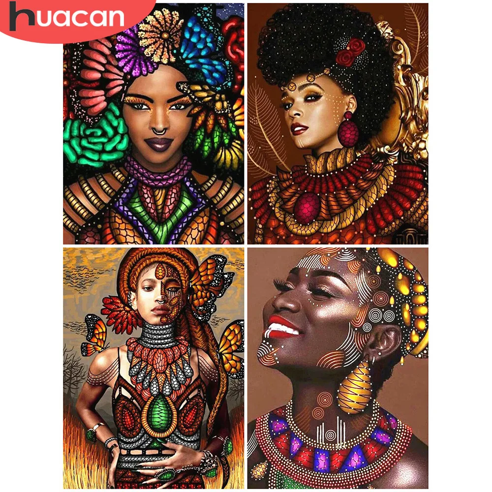 

HUACAN 5D Diamond Painting Portrait Full Square Diamond Embroidery Sale Rhinestone Picture Diamond Mosaic DropShip