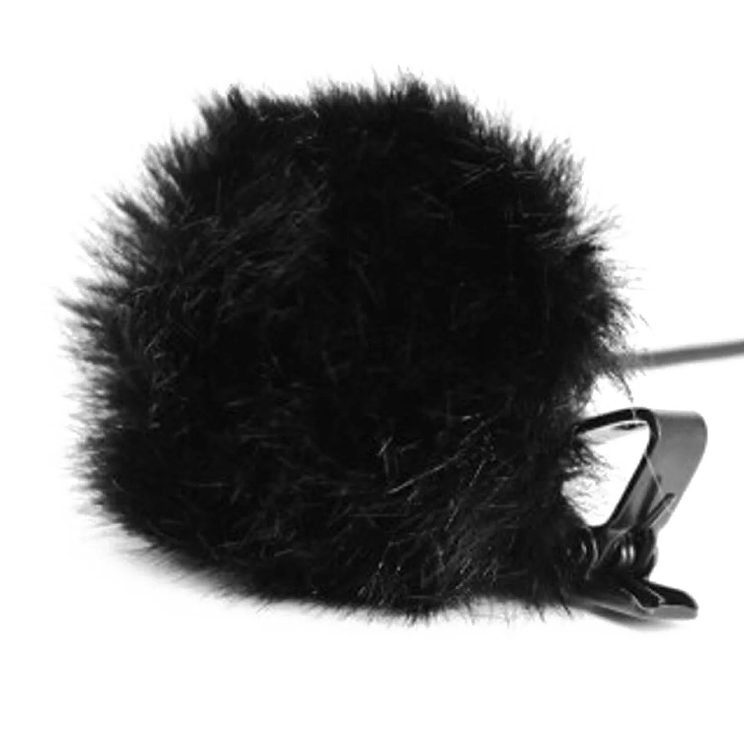 

Besegad Furry Microphone Windscreen Muff Artificial Fur Windshield Wind Muff for Mini Clip-on Lapel Lavalier Microphone Mic