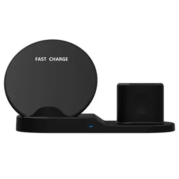 

3 In 1 QI Wireless Charger for iPhone X XS MAX Watch 1 2 3 4 Airpod Samsung Galaxy S8 Note 9 Fast Wireless Charging