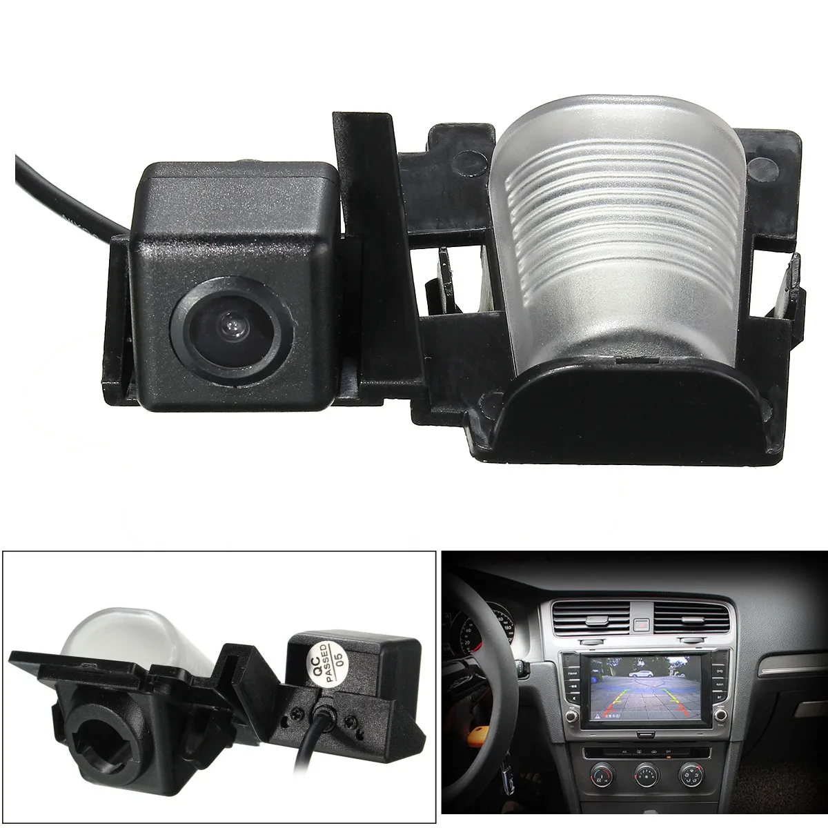 Car Rear View Camera Reverse Parking Backup Camera 120 Degree Angle CCD