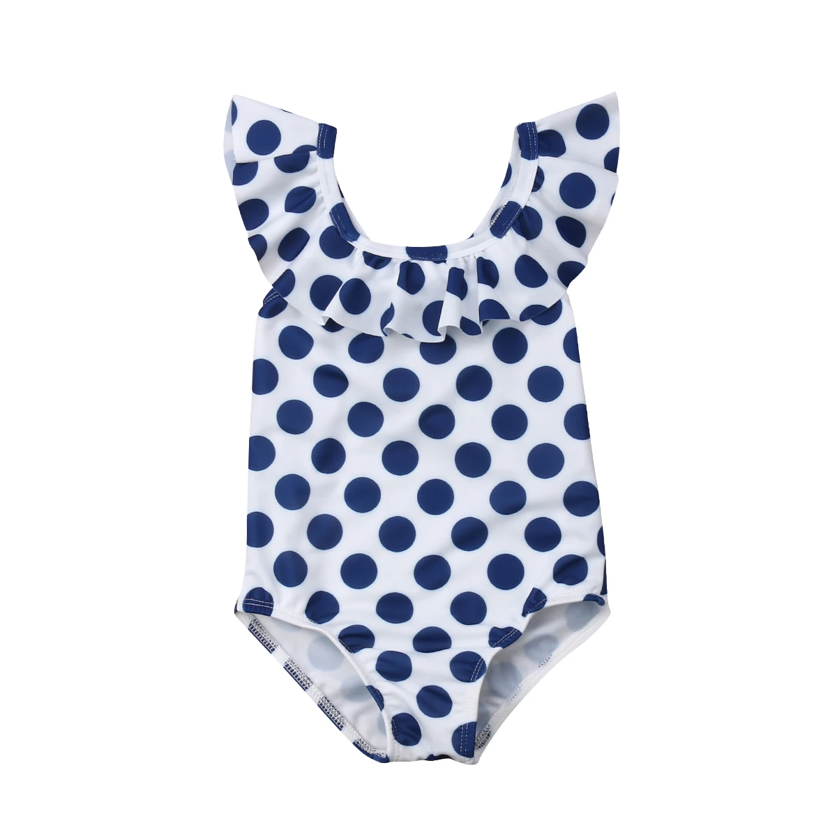 

Toddler Baby Girl Polka Dots Swimwear Romper Beach Sunsuit Bathing Outfit Summer