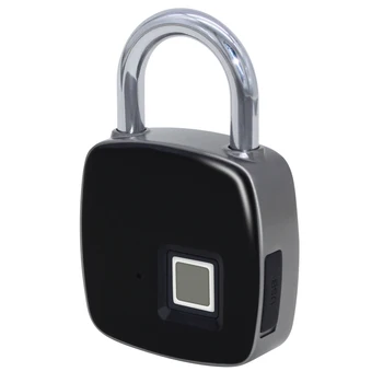 

Fingerprint Padlock Smart Fingerprint Lock IP65 Waterproof Dustproof Design Keyless Anti-theft Padlock Suitcase Door Lock