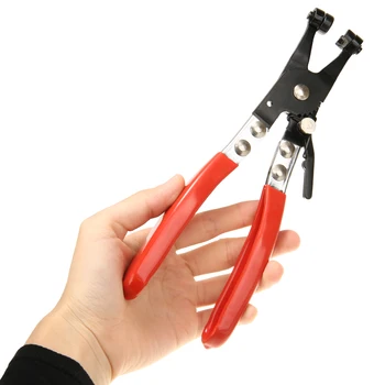 

New Vehicle Hose Clamp Plier Repair Hand Tools Steel 45 Degree Swivel Jaw Locking Car Pipe Pliers Fuel Coolant Clip Tool