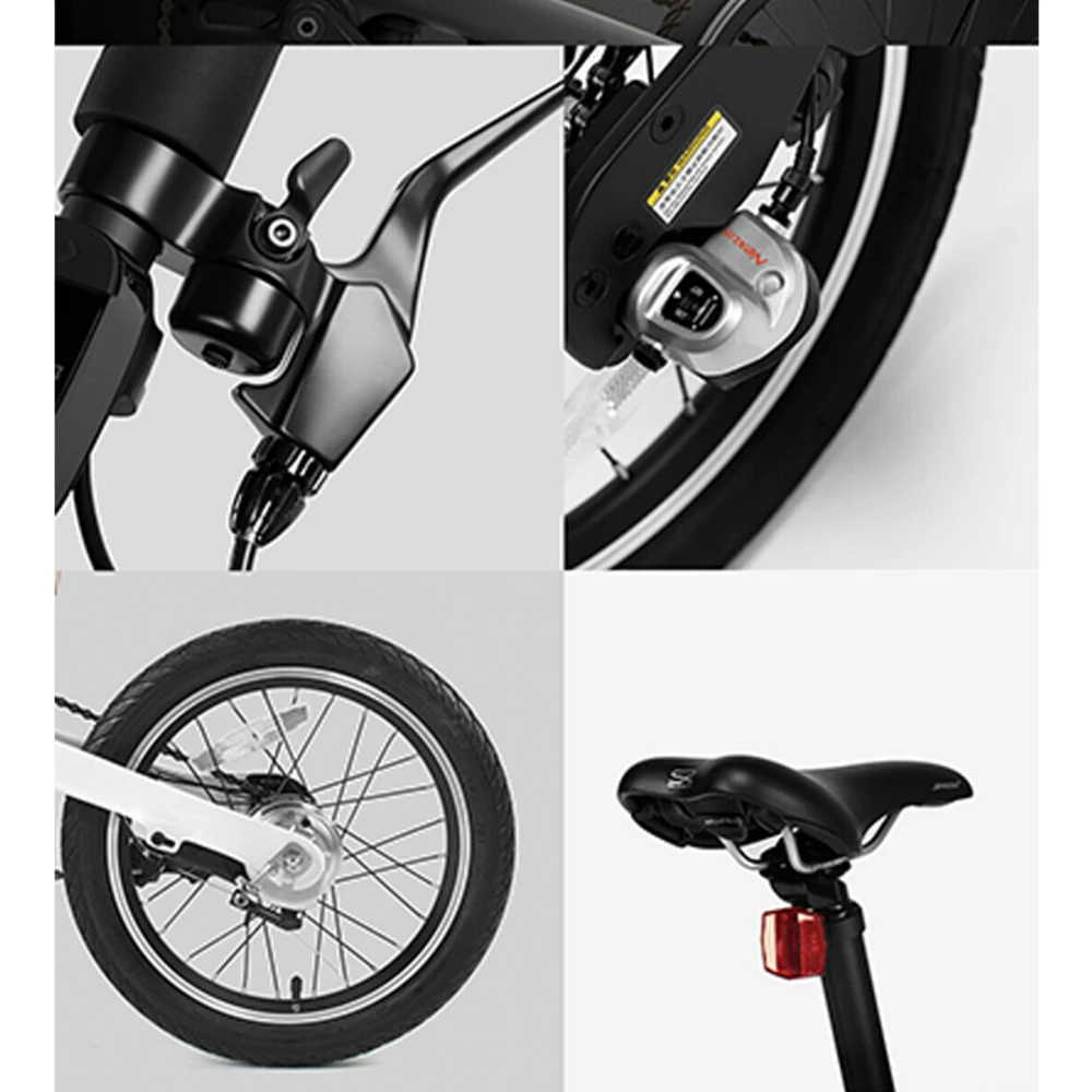 16 дюймов Оригинальный Xiaomi Электрический велосипед Qicycle Ef1 Смарт Ebike мини складной