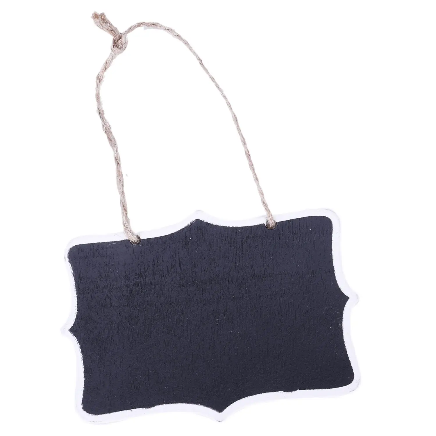 

AAAJ-12x Mini Rectangle Chalkboards Double Sided Black Board HANGING CHALKBOARD MEMO BOARD BLACKBOARD MESSAGES SHOPPING LIST K