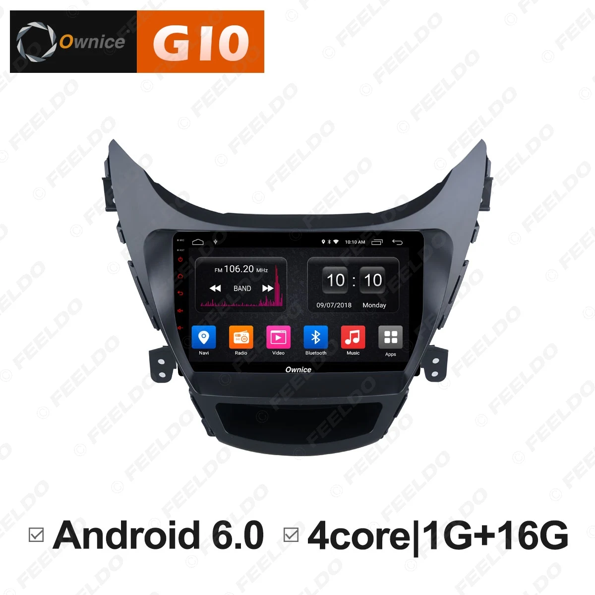 Flash Deal LEEWA 9" 2.5D Nano IPS Screen Android 8.1 Octa Core/DDR3 2G/32G/4G LTE Car Media Player With GPS For Hyundai Avante 2012 - 2016 5