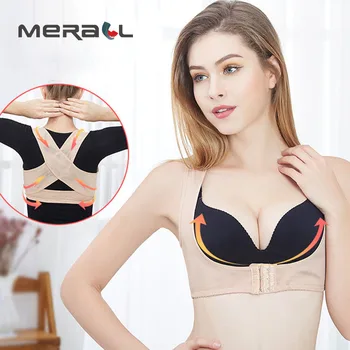 

Lady Posture Corrector Support Chest Back Belt Karset Shoulder Brace Physical Therapy Back Straight Black Body Shaper Instrument