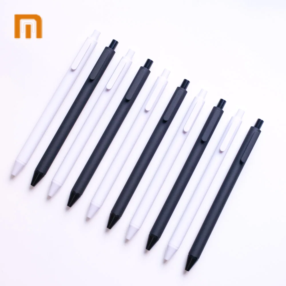 

10PCS Mijia mi Marker Pen Switzerland Refills MiKuni Black Refill 0.5mm for school office supplies non Xiaomi pen