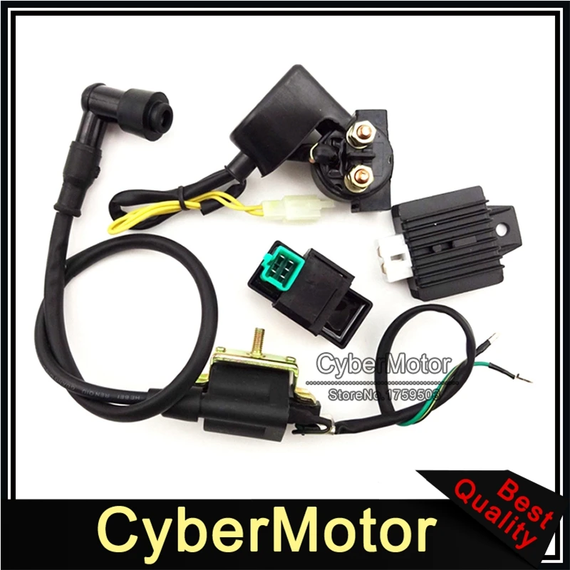 Катушка зажигания 5 Pin AC CDI регулятор коробки выпрямитель реле для 50cc 70cc 90cc 110cc