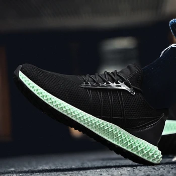 

2019 New Arrival Breathable Running Shoes Men Lace-up Athletic Trainers Zapatillas Sports Male Shoes Outdoor Walking Sneakers