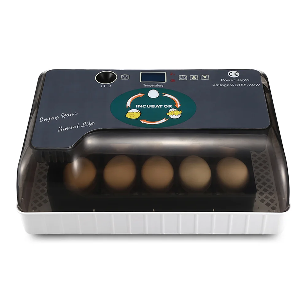 

Household Automatic Hatching Incubator Digital Temperature Control With LED Light EU PLUG Large Capacity Kitchen Tools