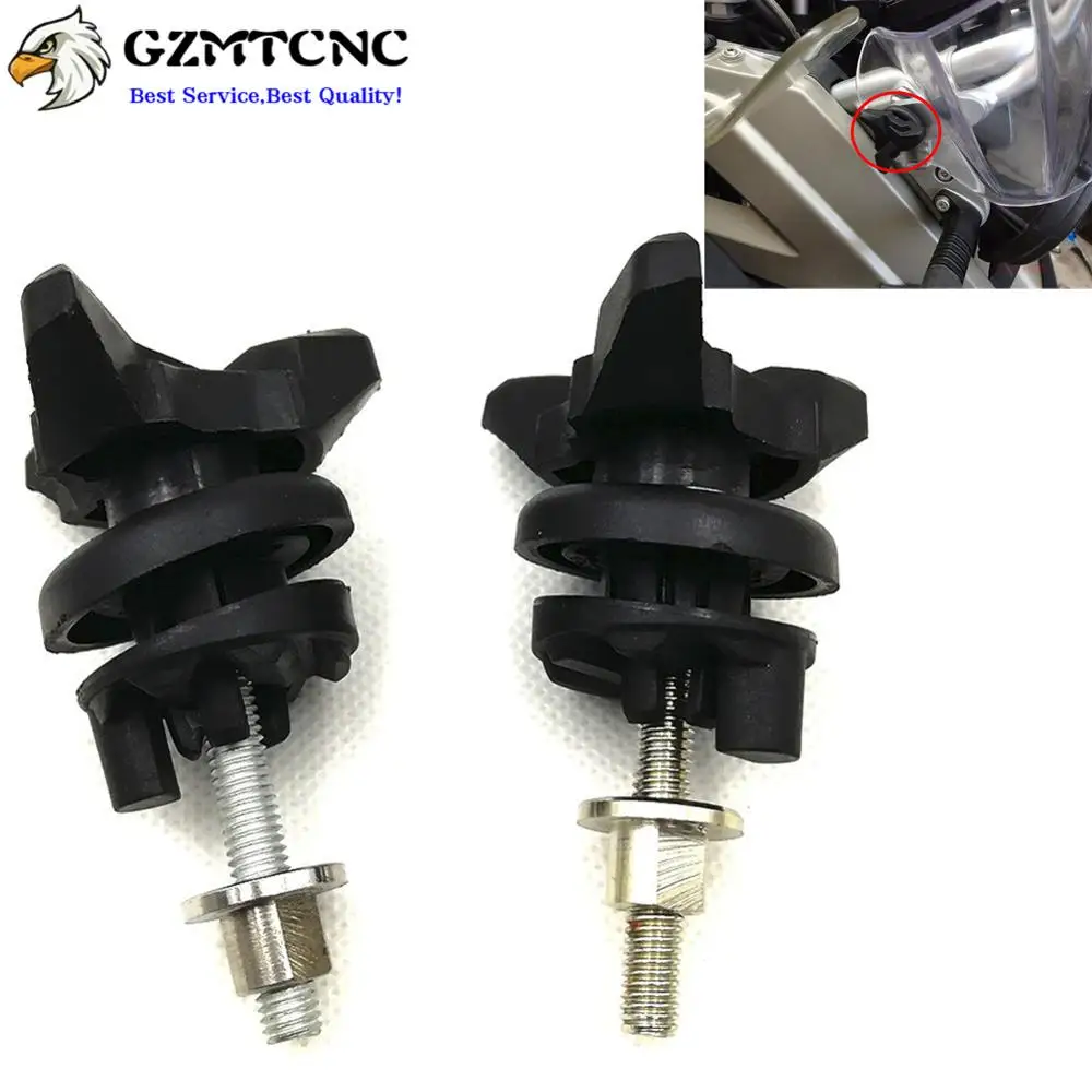 

R1200GS ADV 04-17 Windshield Adjustment Screw WindScreen Mount Clip Clamp Bolt for BMW R 1200 GS 1200GS Adventure 2004-2017 2016