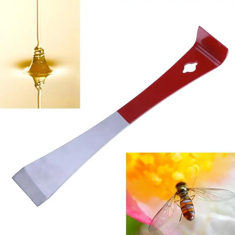 

Stainless Steel Pry Trim Beekeeping Scraper Hook Hive Beekeepers Extracting Scraper Honey Tool Bee Hive Knife Butt Chisel