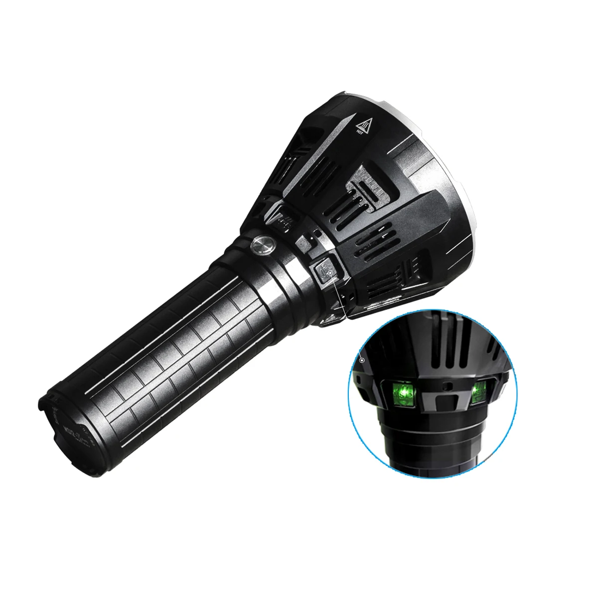 

CLAITE MS12 12 LED Flashlights XHP70 53000Lumens 8Modes IPX8 Waterproof Power Indicator Brightness LED Flashlight Torches
