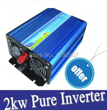 

Digital display Pure Sine Wave Inverter 2000W Surge Power 4000W DC 12V/24V To AC 120V/220V Home Power Converter