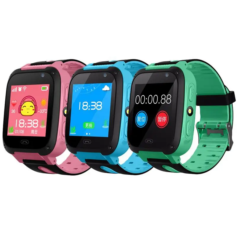 Best V6 Smart Watch Baby With SMART CLOCK GPS Tracker Bluetooth Anti Lost Monitor SOS IP67 Phone Smartwatch Kids For IOS Android