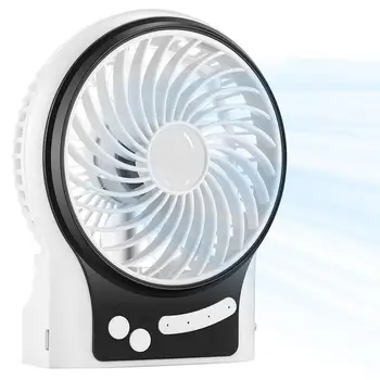 

Portable USB Li-ion Battery Rechargeable Fan Air Cooler Mini Operated Desk Fan 3 Modes Speed Adjustable Office USB Cooling Fan