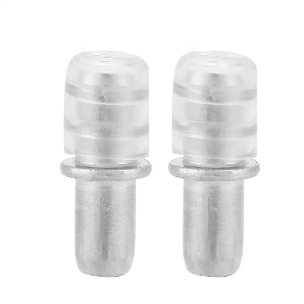 

50pcs Metal Wardrobe Cabinet Shelf Support Pin Stud Peg Silver Tone