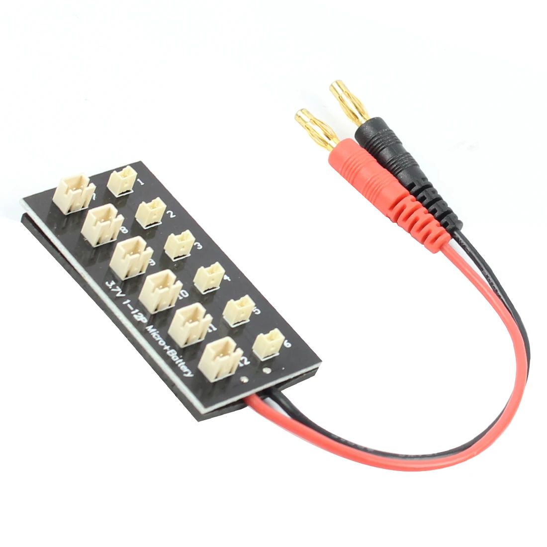 

F04655 1 To 12 Cells Parallel Charge Board For 3.7V E-Flite MCP X Walkera RC helicopter Lipo battery AKKU