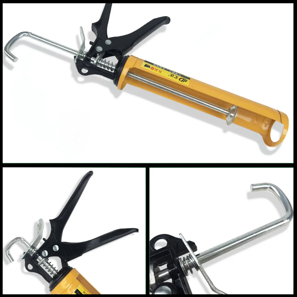 

Glass Tools Save Pressure Industrial Glue Caulking Gun Cartridge Sealant 360 Degree Rotatable Durable
