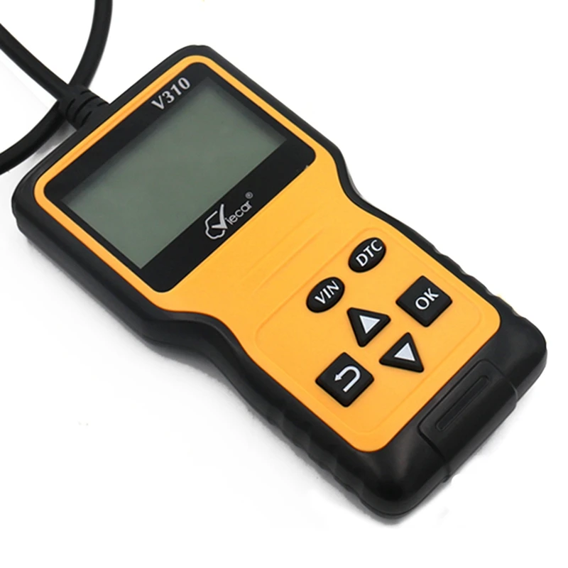 V310 автомобильный считыватель кодов Авто Can Obd2 сканер V1.1 16 Pin Мужской двигатель