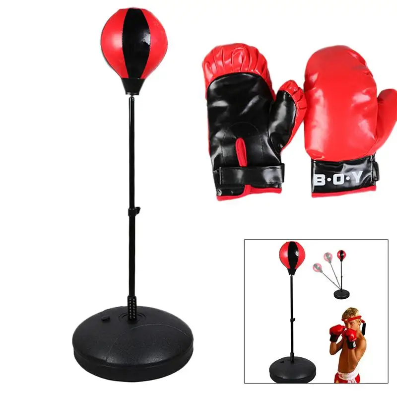 

1pc 60-100cm High Children's Suction Pattern Vertical Boxing Ball Toy for Boys Fitness Exercising Sports Projicts