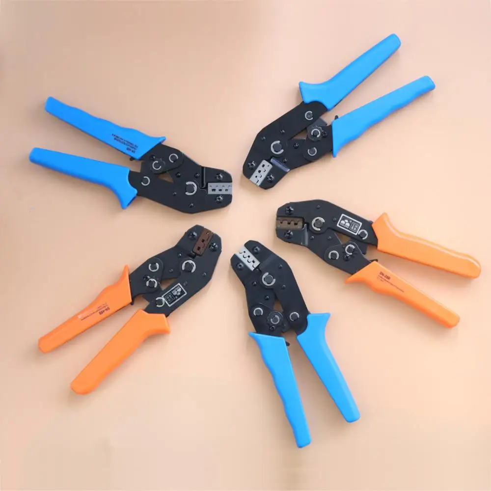 

1Pc SN-28B SN-48B plug terminal spring clamp terminals Crimping Tool EUROP STYLE Crimping pliers For AMP Molex 2.8 4.8 terminals