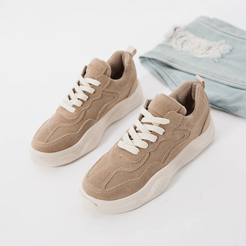 

Casual Shoes Woman Spring New Canvas Shoes Suede Plush Winter Platform Sneakers 2019 Women Vulcanize Shoes Tenis Feminino Flats
