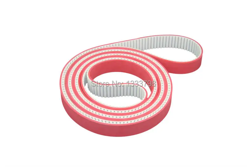

Customized HTD5M strap 3mm red rubber covering factory wholesale price