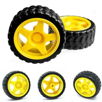 

1 x wheel Motor Smart Robot Car Chassis Accessories Wheels for Arduino Diameter 65mm