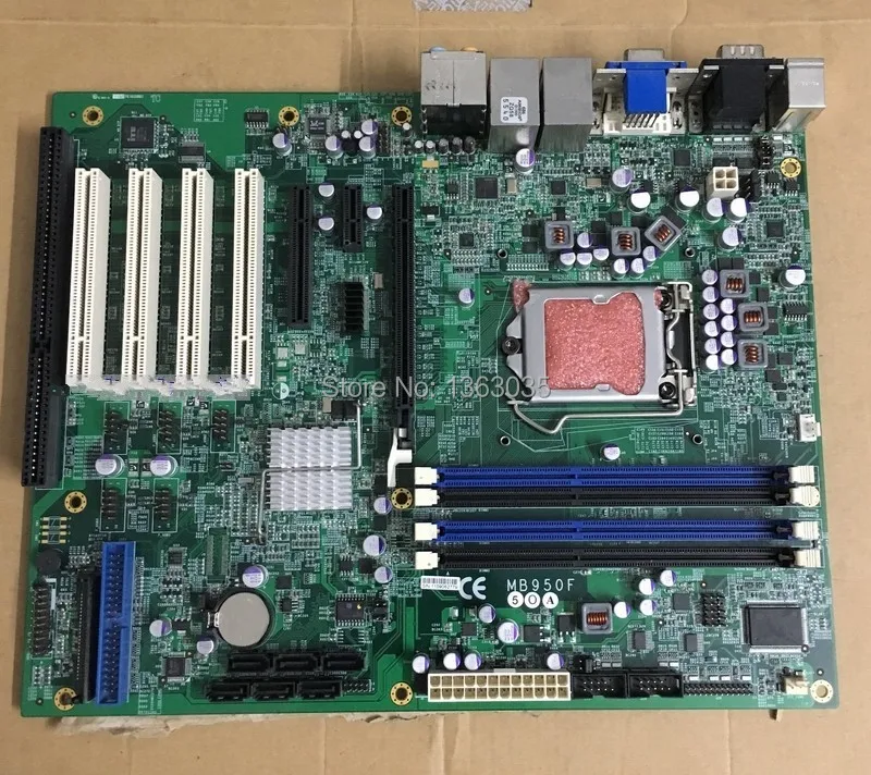 Бесплатная доставка Промышленная материнская плата MB950F LGA 1156 с гнездом ISA