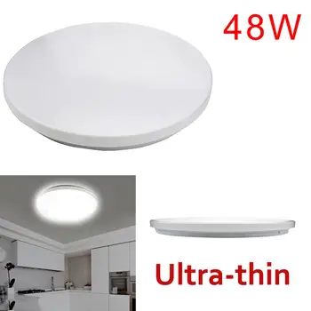 

Modern Round LED Ceiling Light Living Dining Room 32/48W Lamp Warm Cold White