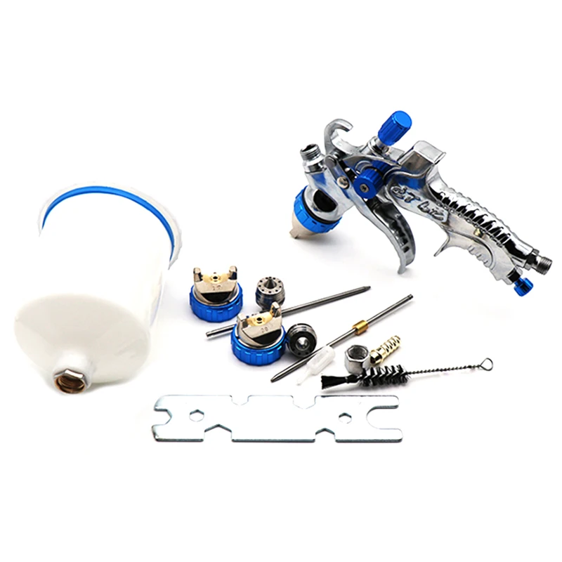 

601 Hvlp Spray Tool1.4Mm 1.7Mm 2.0Mm Steel Nozzle Paint Tool Professional Airbrush Spray Tool For Painting Cars