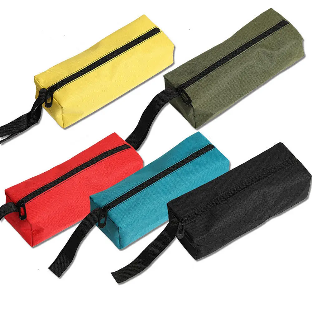 Zipper Bag Pouch Organize Storage Small Parts Hand Tool Plumber Electrician Bags 