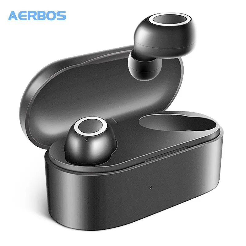 

Super Mini Bluetooth Earphone 3d Stereo Blutooth V5.0 Tws Handsfree Wireless Earphones Touch Control Earbud Sport Bass Headset
