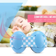 Пара детских противошумных наушников с эластичным ремешком для защиты ушей, шумоподавляющие наушники для младенцев, детские наушники для сна