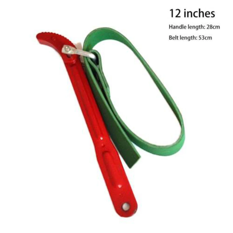 

Oil Filter Belt Wrench Adjustable Rubber Spanner Car Strap Spanner Removal Tool
