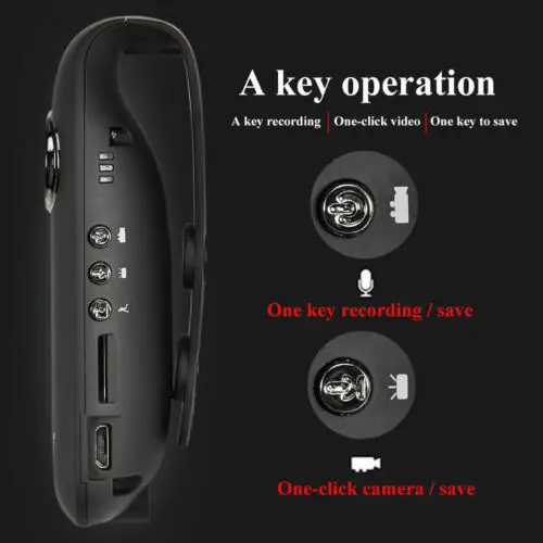 Новая IDV 007 мини камера DV Loop Видео Диктофон HD 1080P 12MP 130 градусов широкоугольный