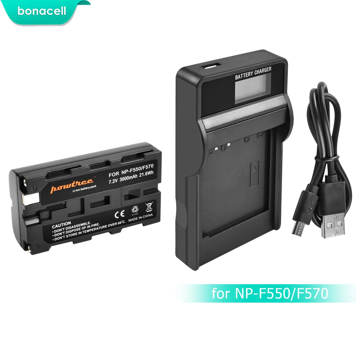 Skup Bonacell 3000mAh NP F550 NP F550 NPF550 bateria + LCD ładowarka do sony NP F330 NP F530 NP F570 NP F730 NP F750 Hi 8 GV D200 L10