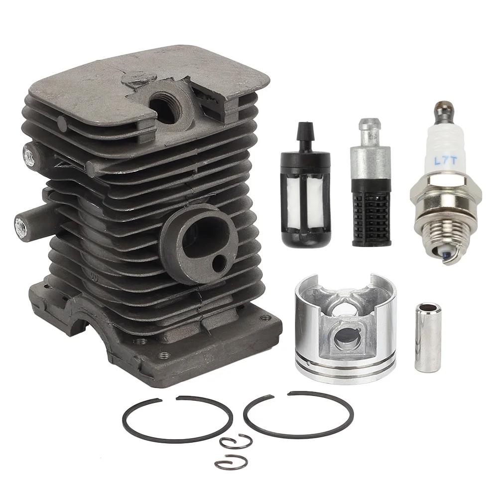 

New 38mm Cylinder Piston Kits With Spark Plug Fuel Filter Fit Chainsaw 018 MS180 MS 180 Chainsaw Spares Motosierra