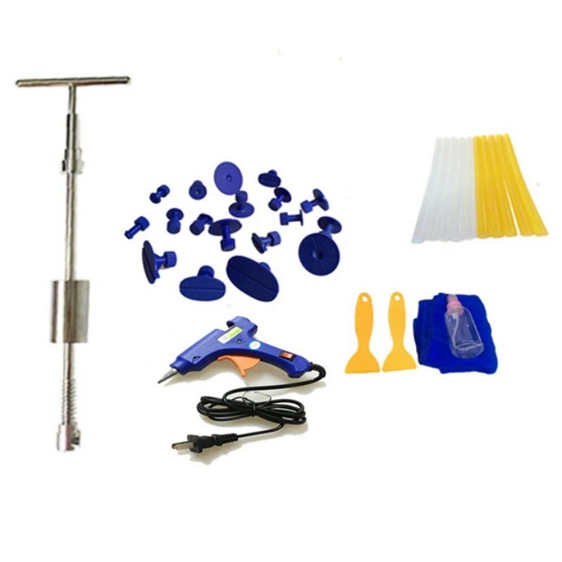 

34 pcs/set Car DIY Tools Dent Repair Glue Sticks Removal Rods Tool Kit (US Plug)