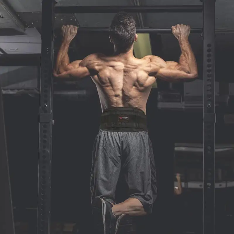 Weight Lifting Belt With Chain gym equipment Dip Belt Body Building Waist Strength Training Power Building Pull Up Belt