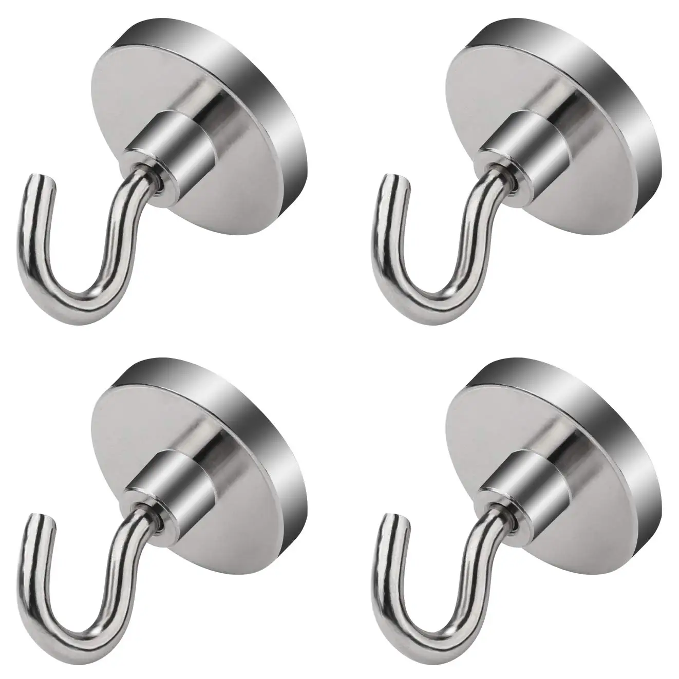 

Strong Magnetic Hooks Heavy Duty Hanging Powerful Magnetic Hooks Corrosion Protection Multi-Purpose Wall Hooks For Indoor Outd