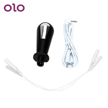 OLO Anal Vaginal Plug Medical Themed Toys SM Electric Shock Masturbator Sex Toys For Men Women Erotic Sex Products