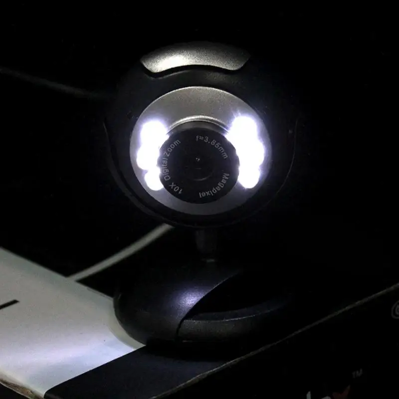 0.5MP 6 светодиодный камера Веб USB с микрофоном для ПК ноутбука