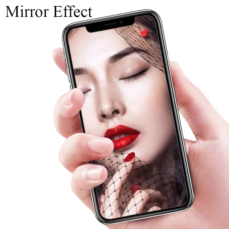 Зеркальное Защитное стекло для iPhone X XS MAX XR Защита экрана iphone 6 7 8 6S защита из