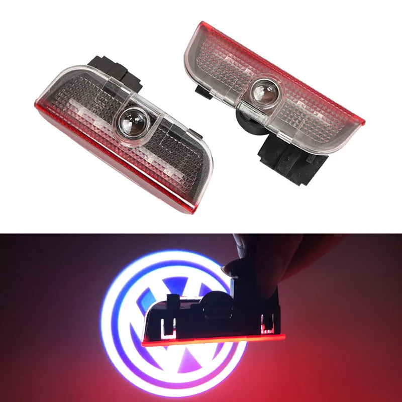2Pcs Car Door LED Projector Laser Logo Door Light For
