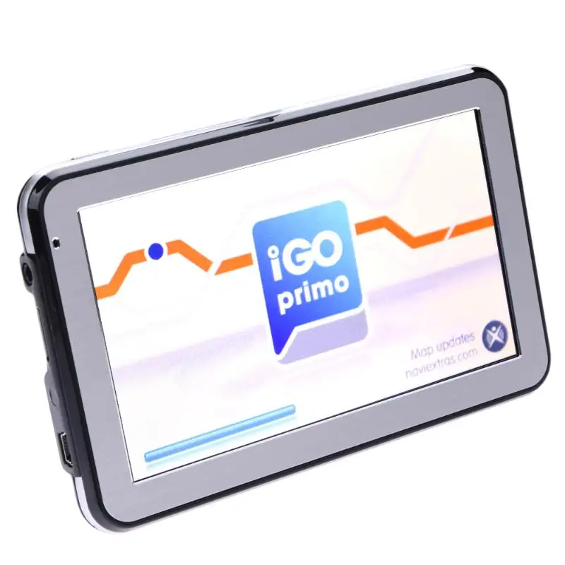 Автомобильный GPS навигатор с 5 дюймовым сенсорным экраном fm передатчик MP3/MP4